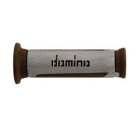 Manopole Domino Turismo Plata-Marron Aperti D 22 MM L 120 MM Moto Motore