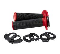 Domino Racing's D200 Lock-On Grips - Nero/Rosso