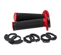 Domino Racing's D200 Lock-On Grips - Nero/Rosso