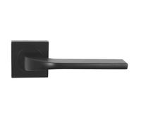 domino TIPO-QR BLACK - Maniglia per porta della camera, porta dell'ufficio, cantina e porta interna, in alluminio bronzo, maniglia per porta