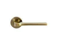 domino TIPO-R M3 - Maniglia per porta della stanza, porta dell'ufficio, della cantina e della porta interna, in alluminio e bronzo