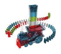 Domino train elettrico con 200 tessere e effetto fumo