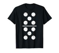 Domino TShirt che abbina i pezzi delle mattonelle Maglietta