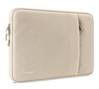 DOMISO 15-15,6 pollici, custodia slim per laptop da 15,6 pollici, per IdeaPad ThinkPad/HP Spectre x360 Pavilion 15 Envy 15 / Dell XPS 15 / Asus Chromebook, beige
