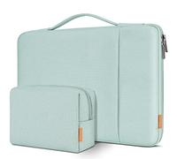 DOMISO Borsa Custodia PC 17 pollici per HP/Lenovo/Dell/ASUS/Acer/LG/MSI Gaming Laptop/Razer Notebook,Porta Computer Portatile Cover Laptop Case Sleeve per Uomo Donna,Kit Accessori,Menta verde
