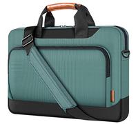 DOMISO Borsa per computer portatile da 15 a 15,6 pollici, compatibile con 15,6", Ideapad 330/16", MacBook Pro/HP EliteBook 850 G3/Envy x360 15/Latitude 3580/Chromebook/Asus, verde