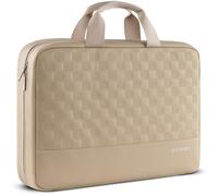 DOMISO Borsa per Laptop 17 Pollici, Custodia Impermeabile per Laptop con Maniglia, Custodia per Laptop Notebook PC Case per Lenovo/HP/Acer/Chromebook/dell/MSI da 17,3 Pollici, Beige