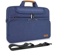 DOMISO Borsa per PC da 10,1-10,5 Pollici, Messenger Resistente all'Acqua con Tracolla, Compatibile con 9.7" Samsung Galaxy Tab / 9.7" iPad Pro / 10.1" Lenovo Tab/Asus/Acer, Blu