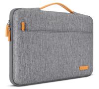 DOMISO Custodia PC Computer Portatile 13 Pollici,Borsa per MacBook Air 13 M4 M3 M2 2025,13 Pollici MacBook Pro M2,ipad Pro 12.9 Pollici,Porta Cover Laptop Case Sleeve,Con Manico Retrattile,Grigio