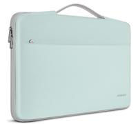DOMISO Custodia PC Computer Portatile 15.6 pollici,Borsa per 16 Pollici MacBook Pro M4 M3 M2 Pro/Max,15,6 Pollici Acer HP Dell Asus Notebook,Porta Cover Laptop Case Sleeve,Con Manico,Verde menta