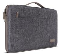 DOMISO Custodia PC Computer Portatile 15.6 pollici,Borsa per 16 Pollici MacBook Pro M4 M3 M2 Pro/Max,15,6 Pollici Acer HP Dell Asus Notebook,Porta Cover Laptop Case Sleeve,Con Manico,Grigio Scuro