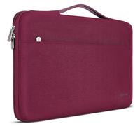 DOMISO Custodia PC Computer Portatile,Borsa per MacBook Pro 14 M4 M3 M2 Pro/Max,13-13,3 Pollici Acer/Dell/Lenovo/HP/Asus Notebook,Porta Cover Laptop Case Sleeve,Con Manico Retrattile,Vino