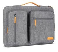DOMISO Custodia PC Portatile 15,6 Pollici,Borsa Custodia per 16 Pollici MacBook PRO M4 M3 M2 M1 PRO/Max A3403 A3186 A2991 A2780,dell XPS 16,15,6 Pollici Acer Lenovo HP Laptop Laptop con Manico,Grigio