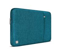 DOMISO Custodia per computer portatile compatibile con MacBook Air M4/A3241 2025, M3/A3114, M2/A2945,15" MacBook Pro A1990 A1707, compatibile con Dell XPS 15 Plus con tasca, verde acqua