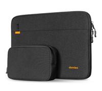 DOMISO Custodia per computer portatile da 13 pollici, Mac Book Pro 14 M4 M3 M2 2025/Mac Book Pro Max, custodia protettiva per 13-14 pollici Lenovo, Dell, HP, Chromebook, Laptop PC Case Sleeve, nera