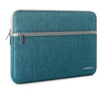 DOMISO Custodia portatile da 16 pollici, custodia protettiva impermeabile, compatibile con MacBook Pro 16", DELL XPS 16, Lenovo ThinkPad X1 Extreme Gen 5, HP Spectre x360 16, verde blu