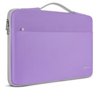 DOMISO Custodia protettiva per computer portatile da 13,3", compatibile con MacBook Pro M4 M3 M2/MacBook Pro Max da 13-13,3", Dell, Lenovo, HP, custodia impermeabile con manico, viola