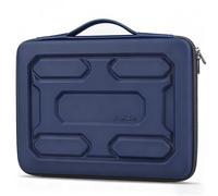 DOMISO Custodia protettiva per computer portatile da 13,3", con maniglia, antiurto, impermeabile, in EVA, per notebook da 13-13,3", MacBook Air 13", MacBook Pro Retina, Dell XPS 13/HP, blu scuro, Blu
