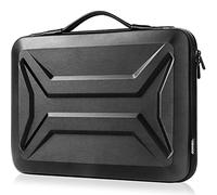 DOMISO Custodia rigida per computer portatile da 14 pollici, impermeabile, antiurto, custodia rigida, compatibile con MacBook Air/Lenovo ThinkPad/HP Pavilion 14 Stream 14/Dell XPS, nero