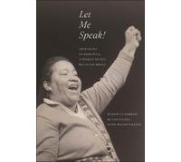 Domitila Barrios de Chungara Moema Viezzer Let Me Speak (Copertina rigida)