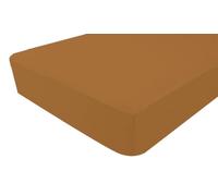 DOMIVA - Lenzuolo con angoli elasticizzati, 40 x 80 cm, colore: Caramello