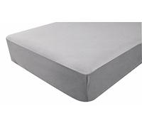 Domiva - Lenzuolo con Angoli, in Jersey, 40 x 80 cm, Colore: Tortora