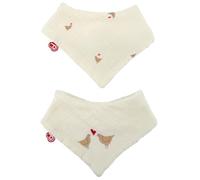 DOMIVA - Set di 2 bavaglini BANDANAS TU - 0/6 mesi MATERNITY LOVE