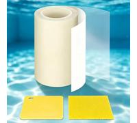 Dommsinon Kit di riparazione autoadesivo per piscina, 10,2 cm x 3 m, toppa subacquea, ultra trasparente, in TPU, per piscine fuori terra, fiume pigro gonfiabile, casa di rimbalzo, materasso ad aria
