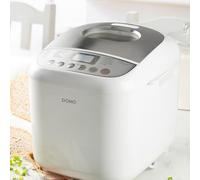 DOMO B3976 - Macchina per il pane, 500-750-1000 g, 17 programmi, programma senza glutine, con timer, display LCD, funzione di mantenimento al caldo, colore: Bianco