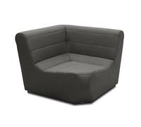 DOMO. collection Borkum, poltrona angolare per esterni, resistente alle intemperie, mobili da giardino, divano angolare, angolo imbottito, 106 x 106 x 80 cm (larghezza x profondità x altezza),