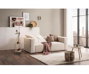 DOMO. collection Divano Adrian, divano modulare, 2 posti in due poltrone angolari, Bigsofa, divano modulare, 2 imbottiture singole, 2 divani, 216 x 108 x 69 cm (larghezza x profondità x altezza),