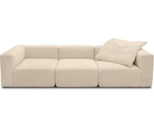 DOMO. collection Divano Adrian, divano modulare, 3 posti, composto da 2 poltrone angolari e 1 poltrona Bigsofa, divano modulare, 3 elementi imbottiti, 3 divani, 301 x 108 x 69 cm (larghezza x