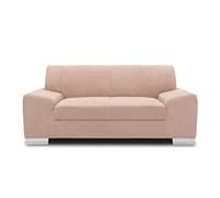 DOMO. collection Divano Alisson, 2 posti, set da 2 pezzi, 164 x 83 x 75 cm (larghezza x profondità x altezza), colore: rosa