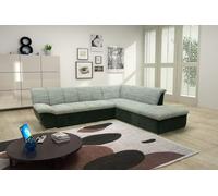 DOMO Collection Divano angolare Splash, divano a forma di L, in elegante microfibra e tessuto imbottito con braccioli larghi, divano ad angolo, 232 x 271 x 76 cm (larghezza x altezza x profondità)