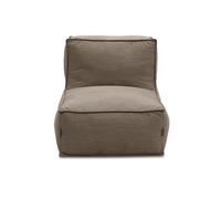 DOMO. collection Wangerooge, poltrona da giardino, resistente alle intemperie, divano da giardino, sedia da giardino, poltrona da esterno, sacco d'aria, da giardino, 75 x 115 x 73 cm (larghezza x