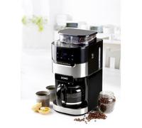 DOMO DO721K - Caffettiera 1,5L - 12 tazze - Schermo LCD, pulsanti a sfioramento - Macinacaffè integrato - Timer - 3 intensità