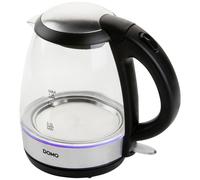 DOMO DO9218WK Bollitore Nero, Argento Capacità effettiva: 1.2 l