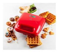 DOMO - DO9242W - Sandwich maker - 5 in 1 - 5 set di piastre antiaderenti intercambiabili - 750W