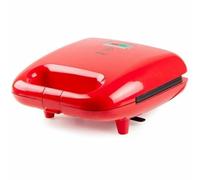 Domo DO9242W Snack Party - Tostapane 5 in 1, Rivestimento Antiaderente, Colore: Rosso