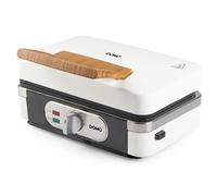DOMO DO9277C Snack macher 3 in 1 - Sandwichmaker - Piastra per waffle - Griglia a contatto - 1100 W - Bianco