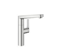 Domo E3,Miscelatore Monocomando,Acciaio Inox