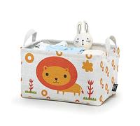 DOMO PAK LIVING Cestino con manici con decoro Leone