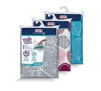 DOMO PAK LIVING Copriasse da stiro Tris con Stirofix, colori assortiti, 1 pezzo