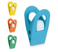 DOMO PAK LIVING Mollette Chiudi Sacchetto, 8 Pezzi, Polipropilene, Multicolore, Salvafreschezza per Biscotti, Pasta, Farina