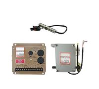 DOMOJT Attuatore del generatore 1 Set Attuatore ADC120 12V 24V con regolatore ESD5500E Sensore di prelievo regolatore di velocità 3034572/msp675 80mm for generatore (Color : 1 Set MSP675, Size : 24V)
