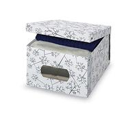 Scatola salvaspazio Domoliving 916060 BON TON con oblò Bianco e Grigio
