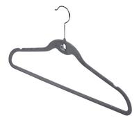 Domopak Living Appendiabiti Antiscivolo salvaspazio, Grigio, 2,5 x 42 x 23,5 cm, 3 unità