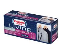 Domopak Living custodie per abiti e giacche profumo lavanda 4 pz Trasparente