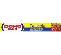 Domopak - Pellicola Ultraderente, Conserva E Protegge I Cibi - 15 Metri