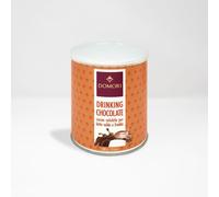 DOMORI - cacao solubile per latte caldo e freddo - Miscela solubile per latte caldo e freddo in confezione di latta da 500g.